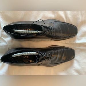 Men’s black Prada dress shoes. Size 9.5.